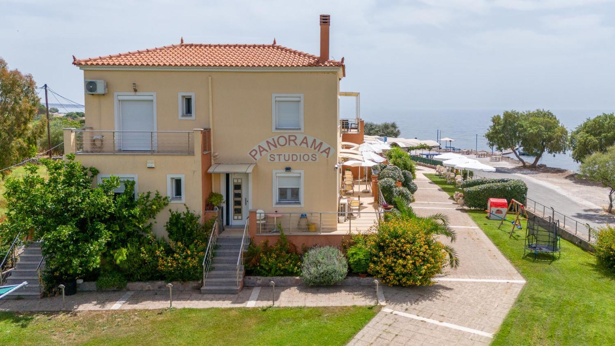 Palaiologou Panorama Apartments Mantamádos Esterno foto