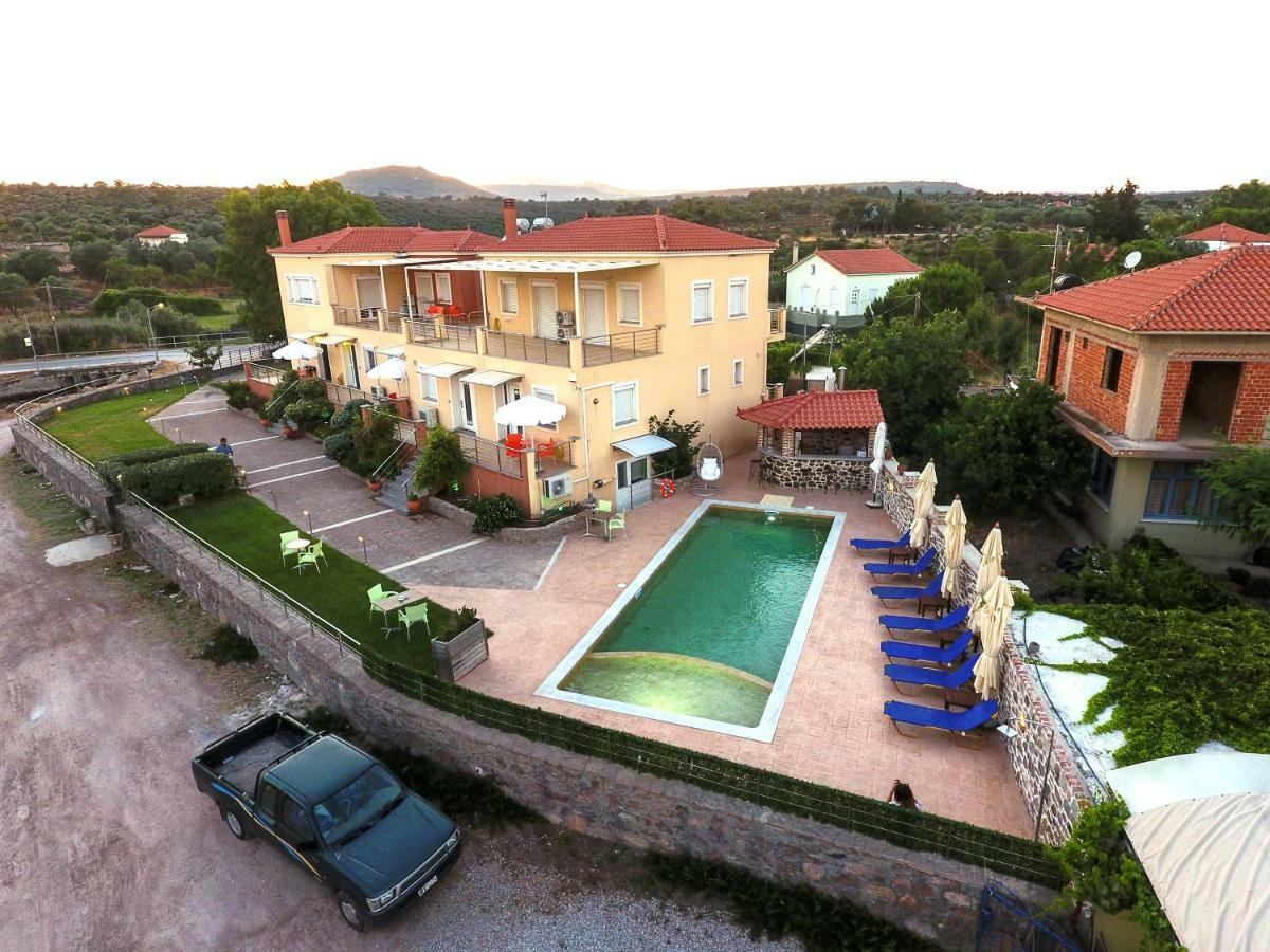 Palaiologou Panorama Apartments Mantamádos Esterno foto